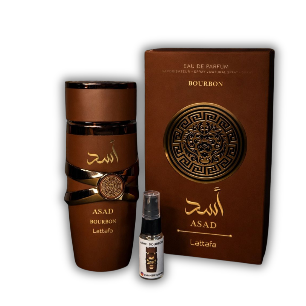 Perfume Asad Bourbon Lattafa - Masculino (Decant)